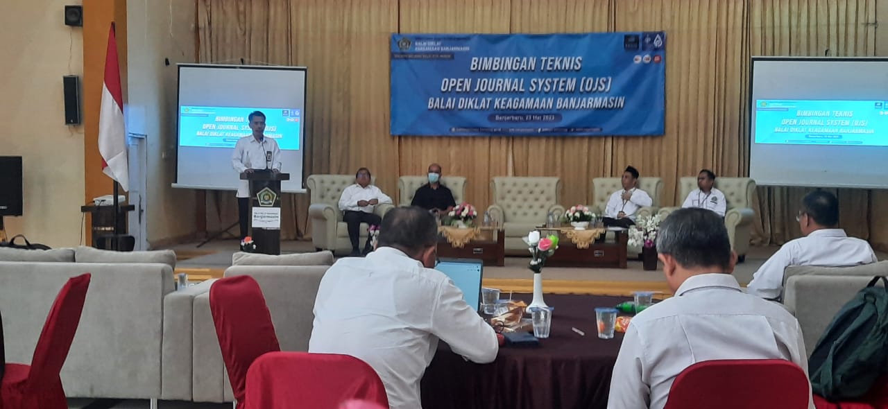Bimbingan Teknis (BIMTEK) Open Journal Sistem (OJS) Widya Borneo BDK Banjarmasin