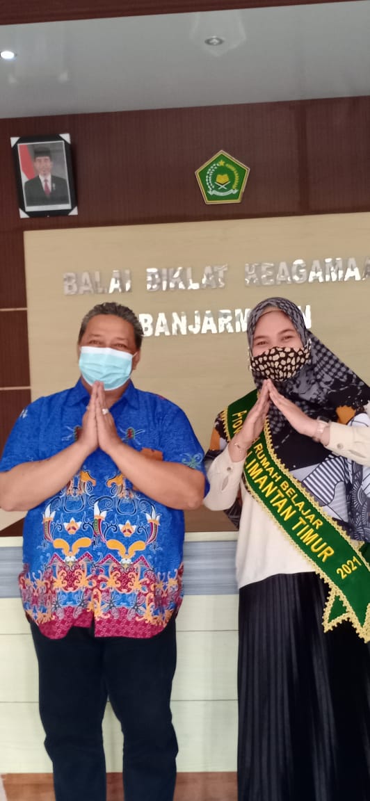 Kepala BDK Banjarmasin Terima Kunjungan Duta Rumah Belajar Prov. Kalimantan Timur Tahun 2021